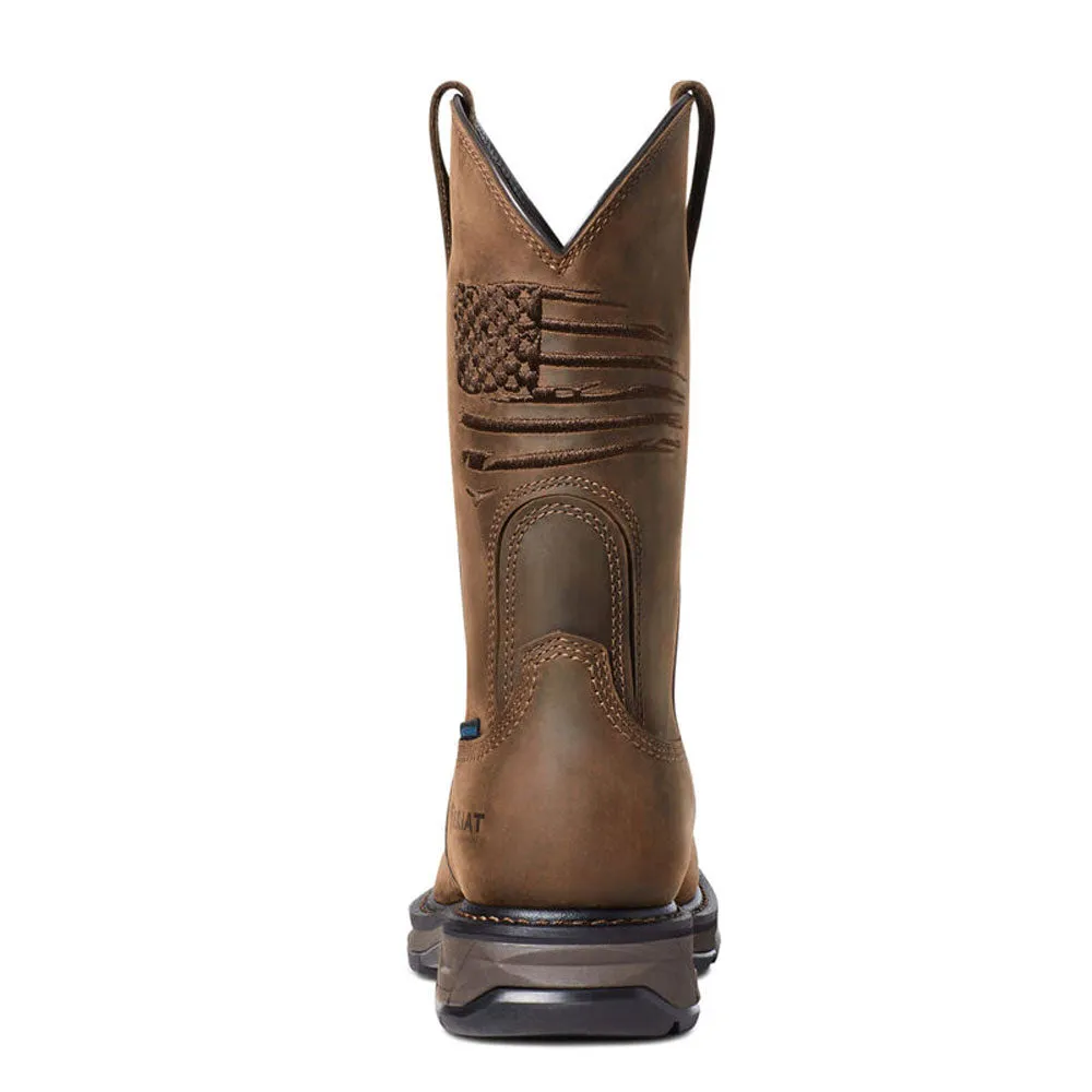 10036002 Ariat Men's Workhog XT Patriot H2O Carbon Toe Work Boot
