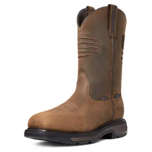 10036002 Ariat Men's Workhog XT Patriot H2O Carbon Toe Work Boot