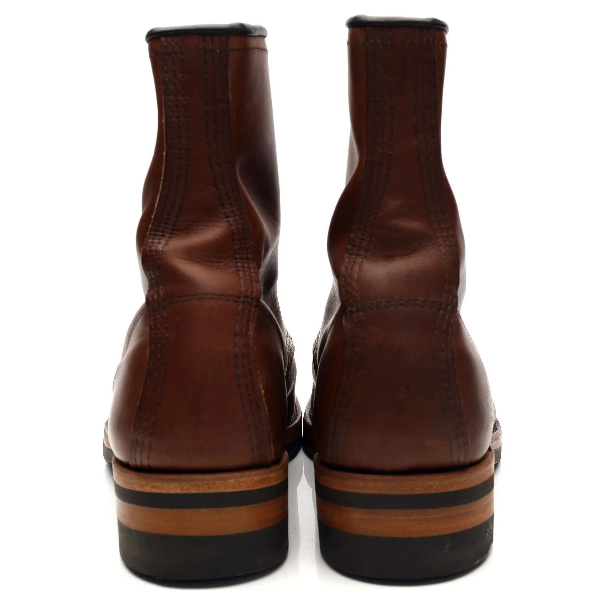 '2943 Harvester' Brown Leather Boots UK 8.5