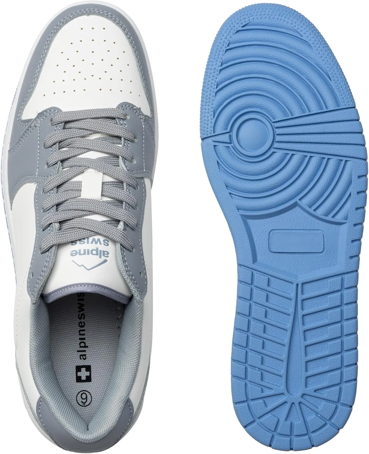 Alpine Swiss Nate Mens Fashion Sneakers Athletic Low Top Comfortable Tennis Shoes