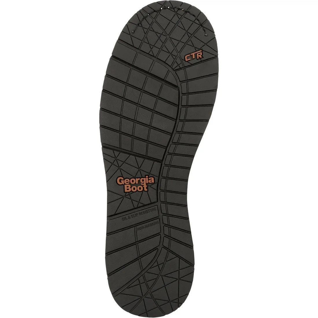 AMP LT Wedge Waterproof Moc-Toe Work Boot Black