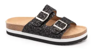 Beach Babe - Black Glitter