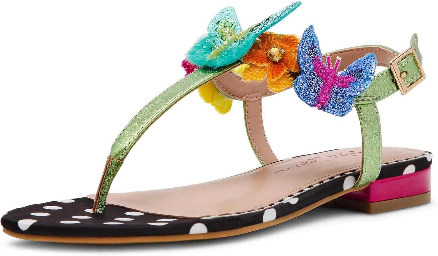 Betsey Johnson Women's Halie Flat Sandal