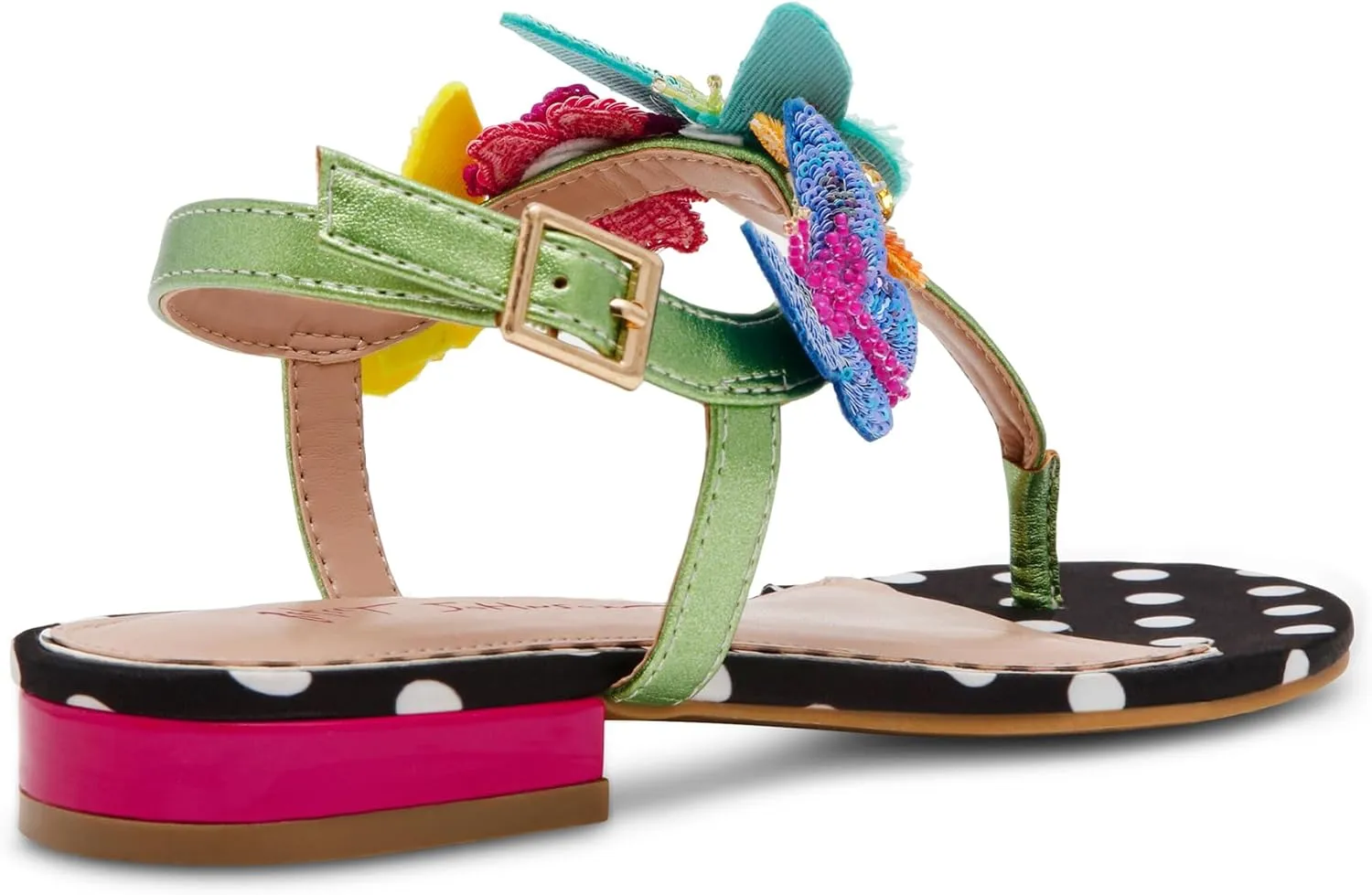 Betsey Johnson Women's Halie Flat Sandal