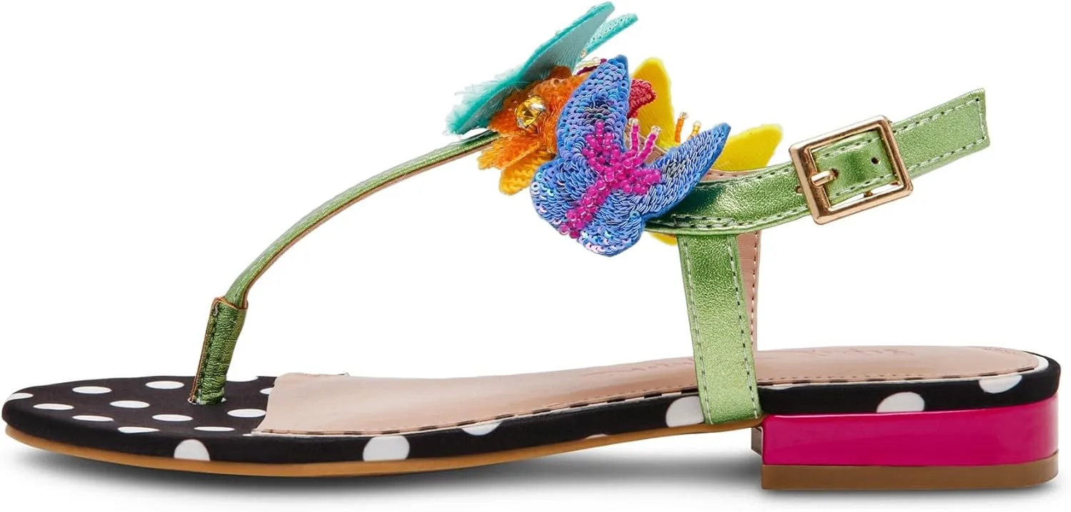 Betsey Johnson Women's Halie Flat Sandal