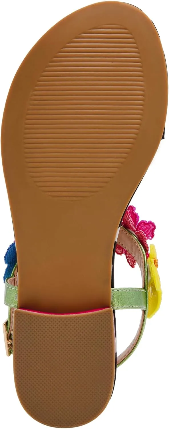 Betsey Johnson Women's Halie Flat Sandal