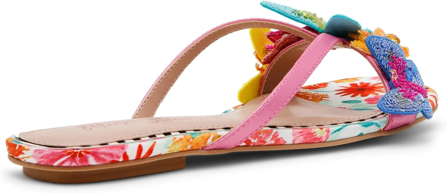 Betsey Johnson Women's Sellena Flat Sandal