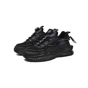 Black Mesh Trainers