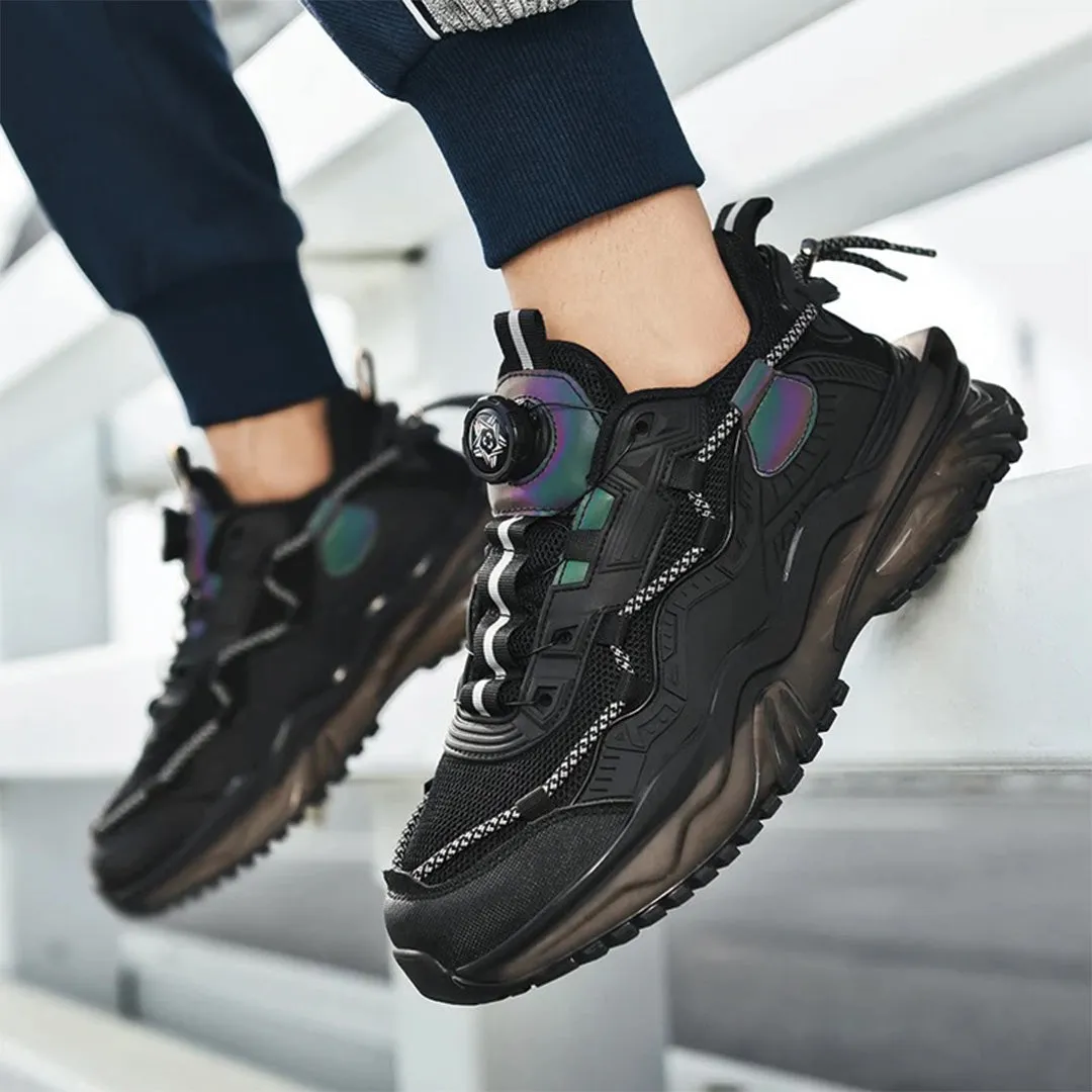 Black Mesh Trainers