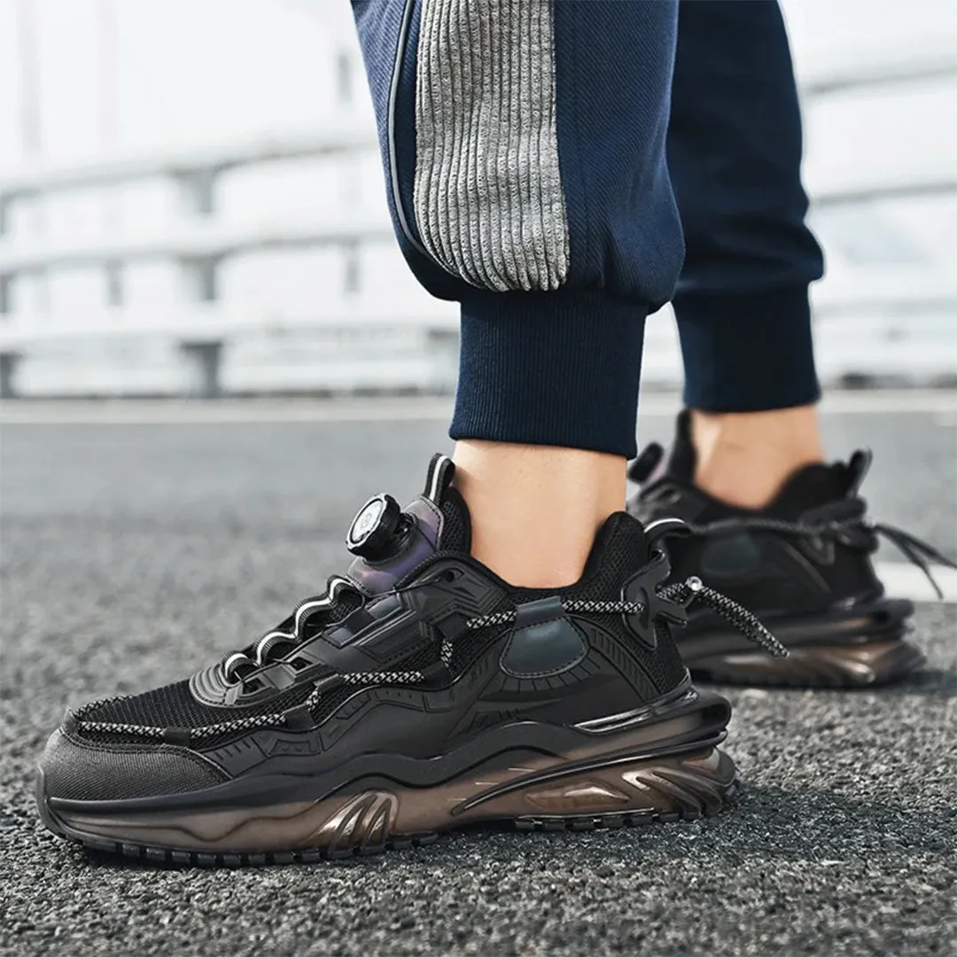Black Mesh Trainers