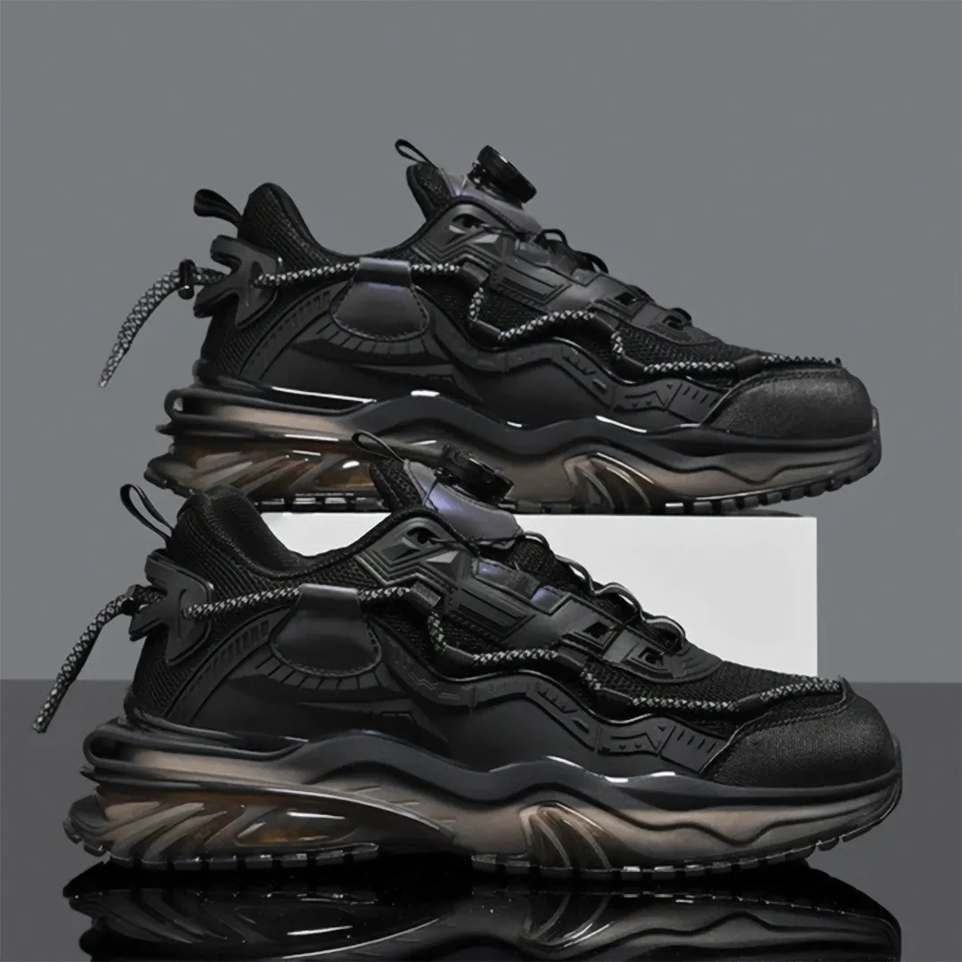 Black Mesh Trainers