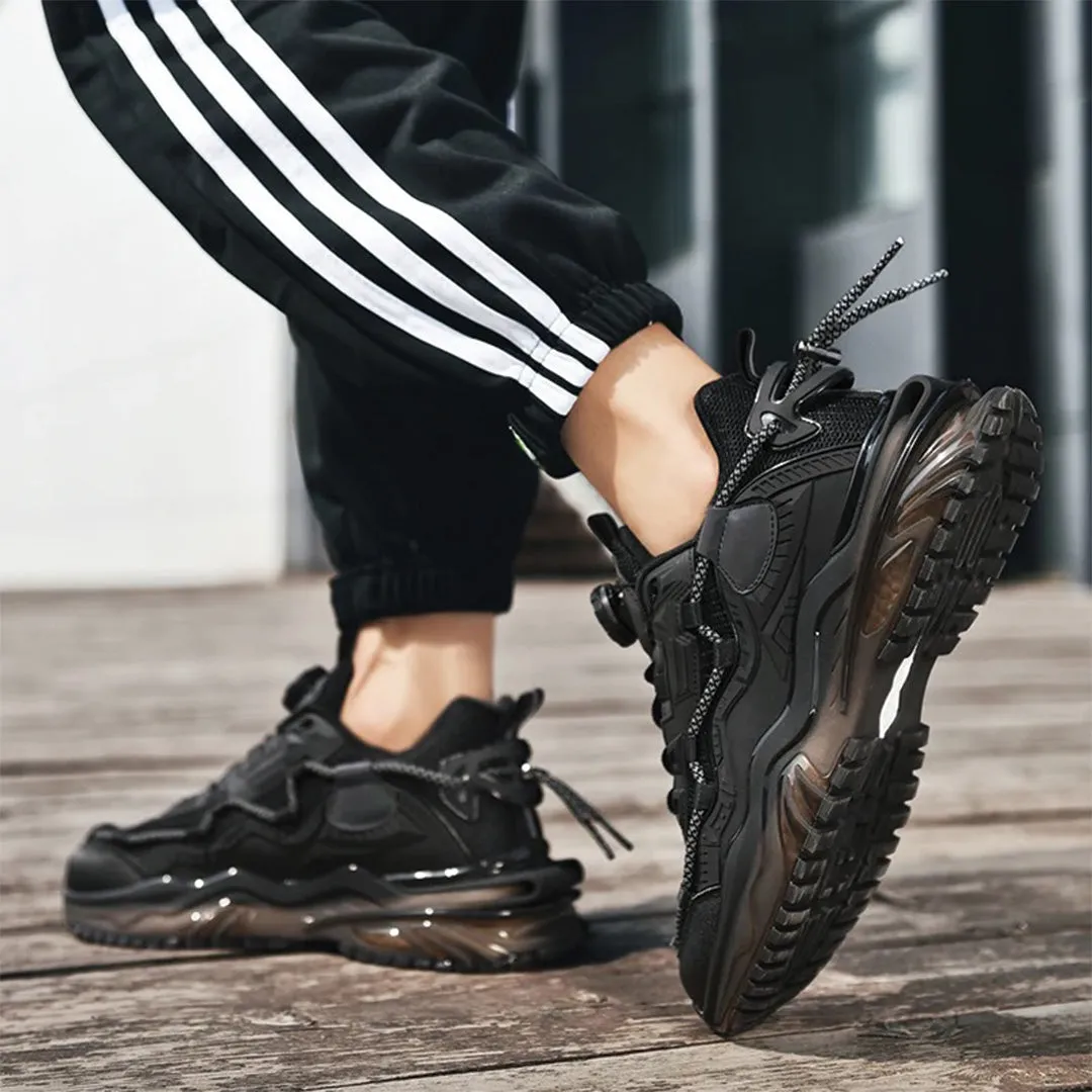 Black Mesh Trainers
