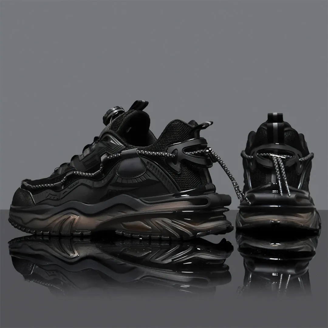 Black Mesh Trainers