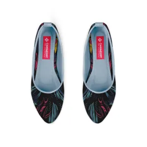 Blue Round Toe Shoe Growing