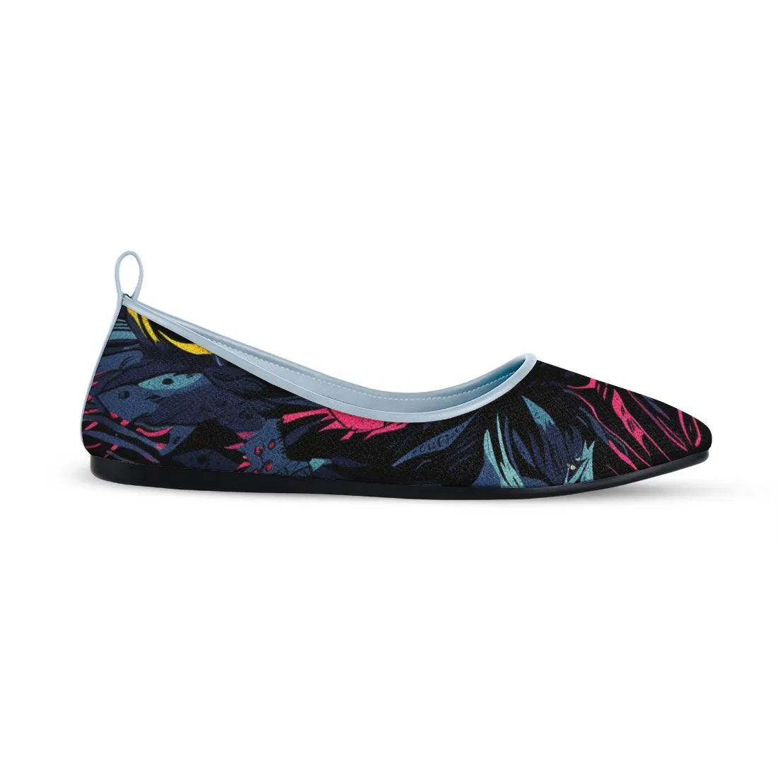 Blue Round Toe Shoe Growing