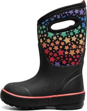 BOGS Unisex-Child Classic Ii-Rainbow Stars (Toddler/Little Big Kid) Rain Boot