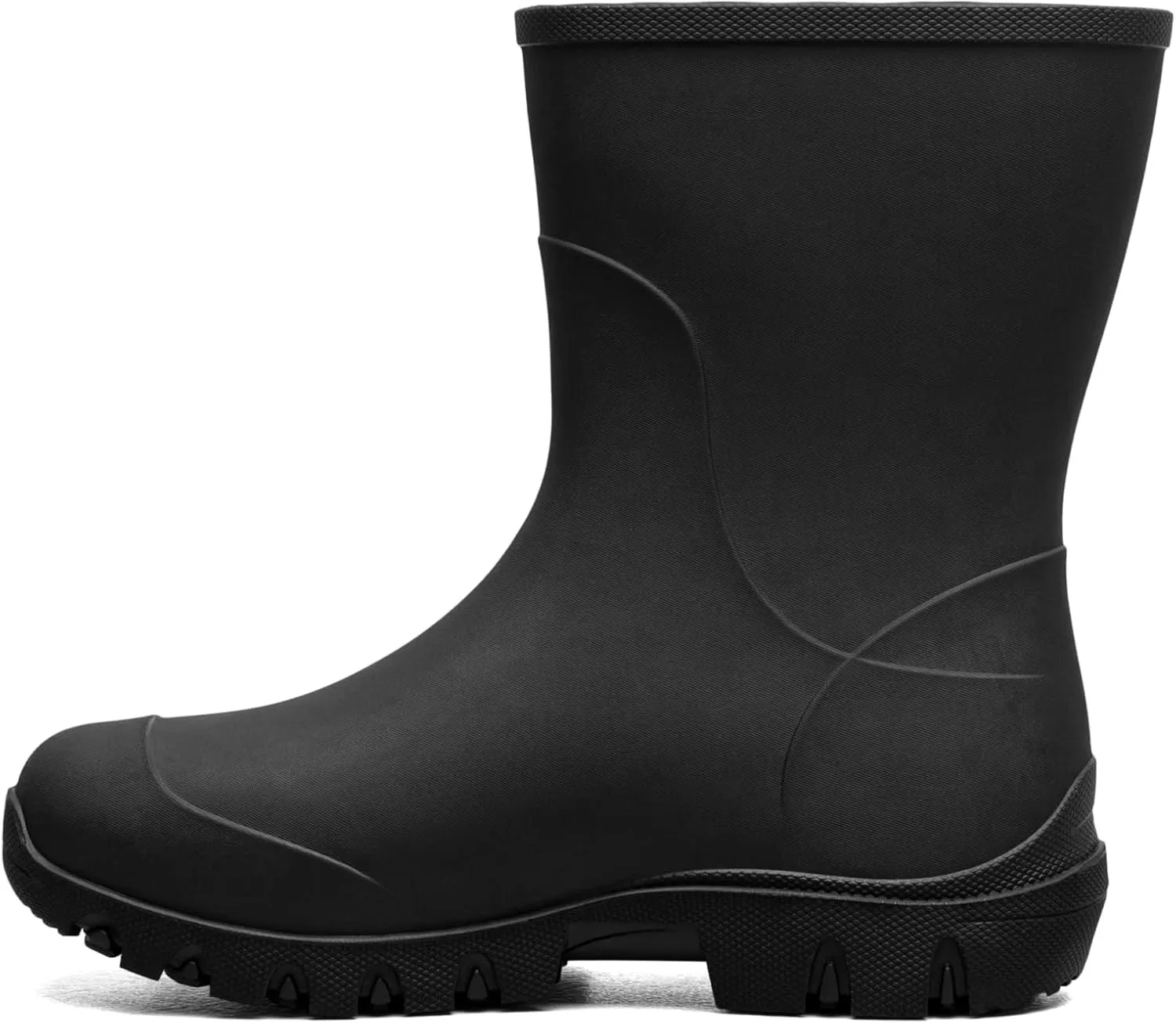 BOGS Unisex-Child Footwear Essential Mid Kids' Waterproof Rain Boots