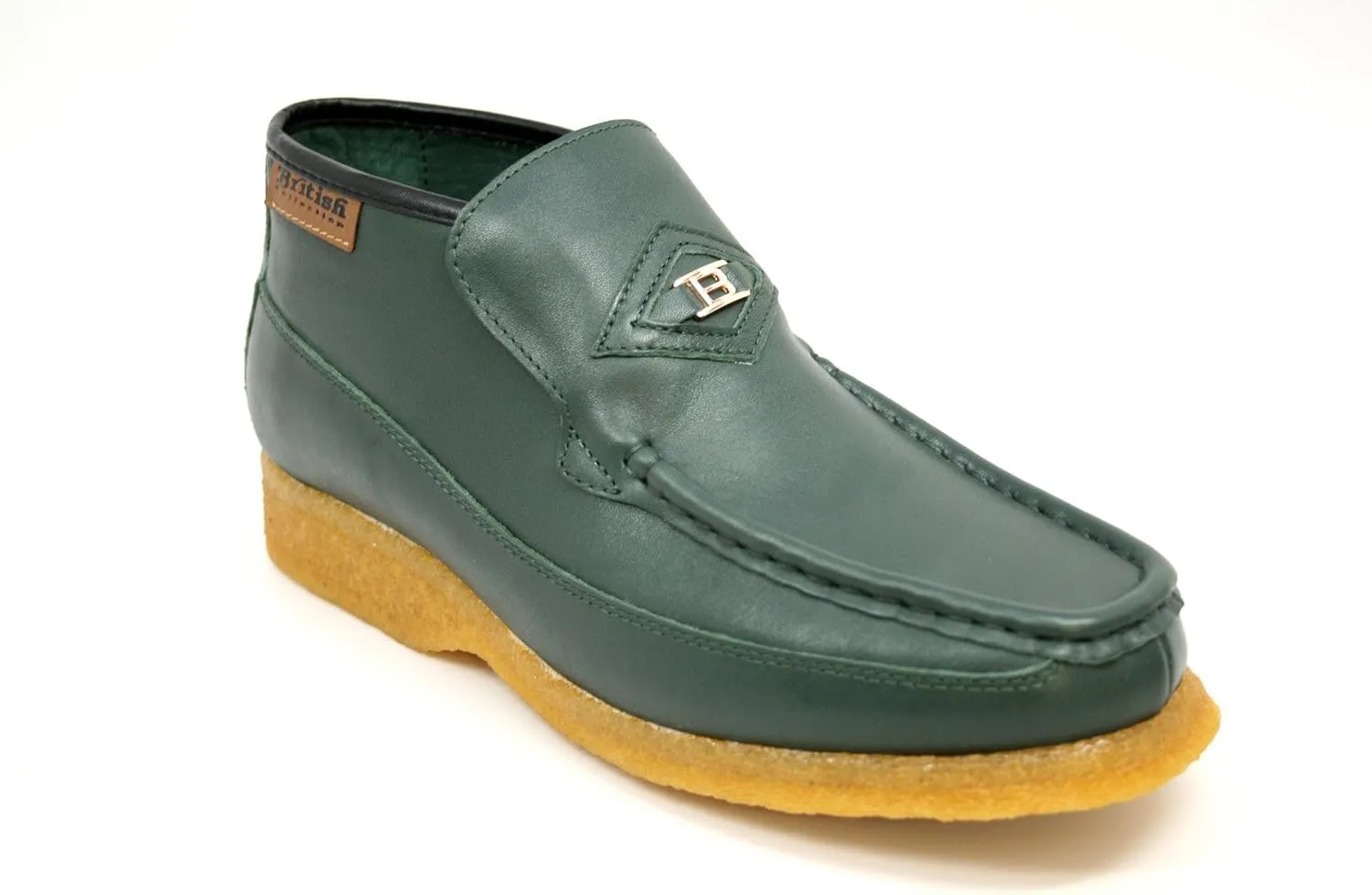 British Collection Men's BWB Three Quarters Slip on Leather Shoes