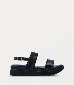 BW10326-BLACK-Women Comfort Sandal