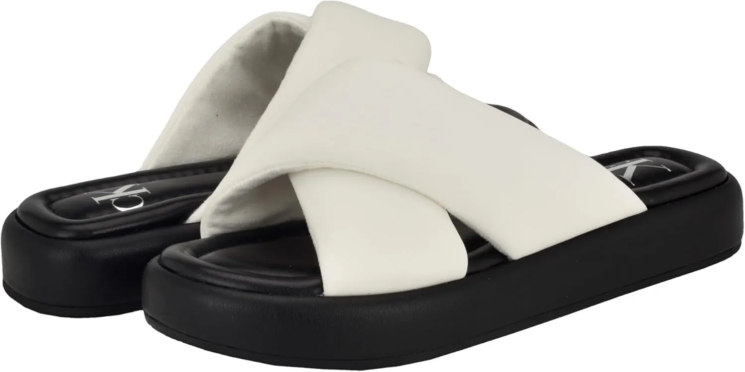 Calvin Klein Women's Evey Flat Sandal