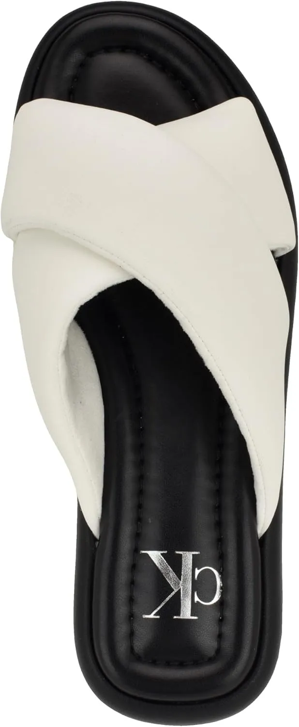 Calvin Klein Women's Evey Flat Sandal