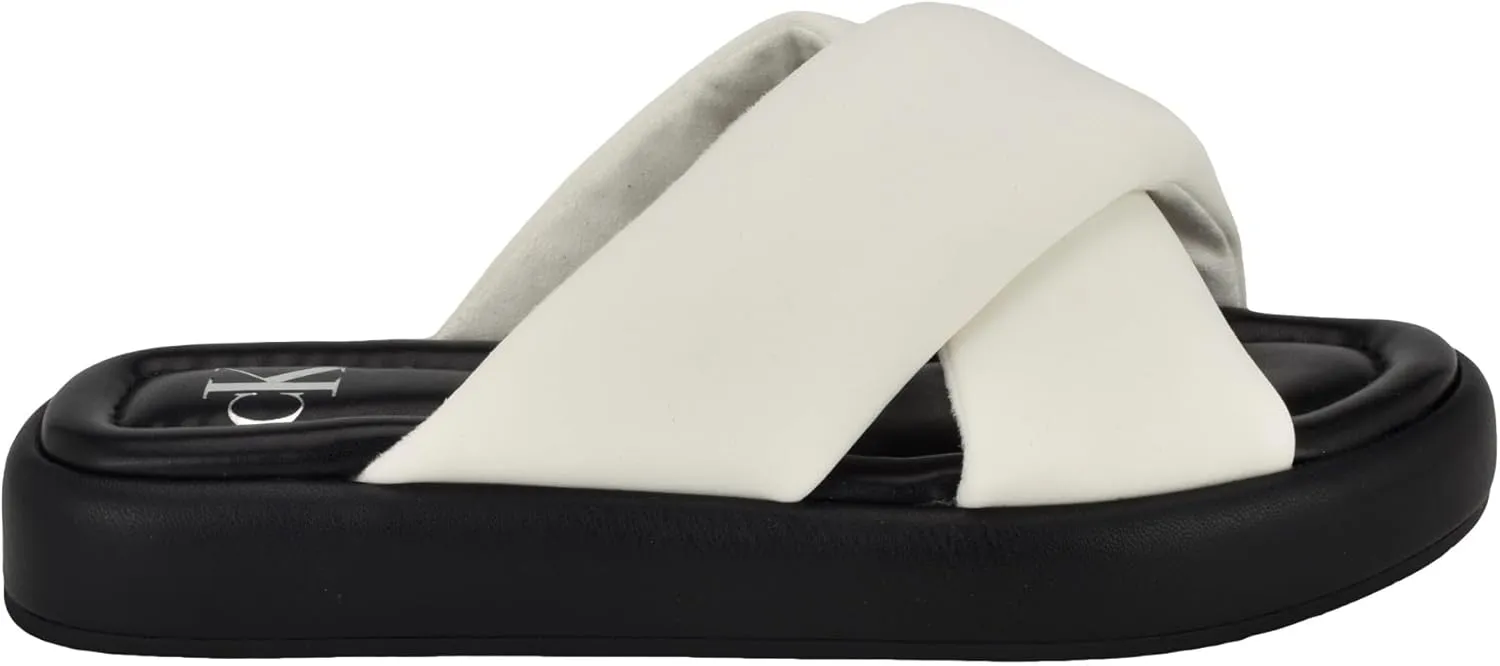 Calvin Klein Women's Evey Flat Sandal