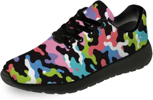 Camouflage Print Shoes for Men Women Running Comfortable Lightweight Tennis Walking Sneakers