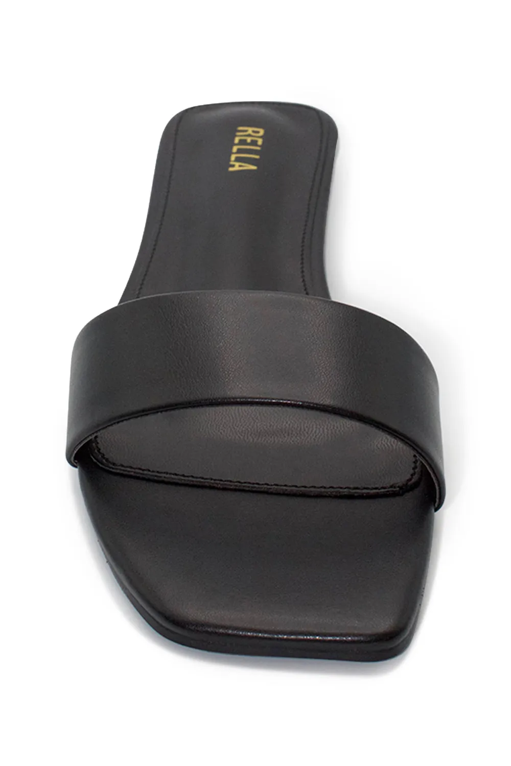 Carmen Flat Sandal - Black
