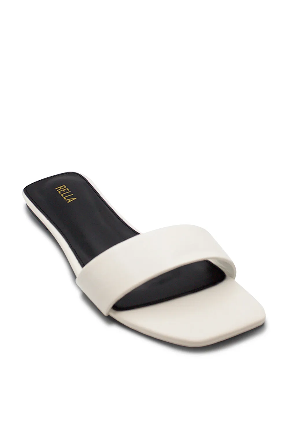 Carmen Flat Sandal - White