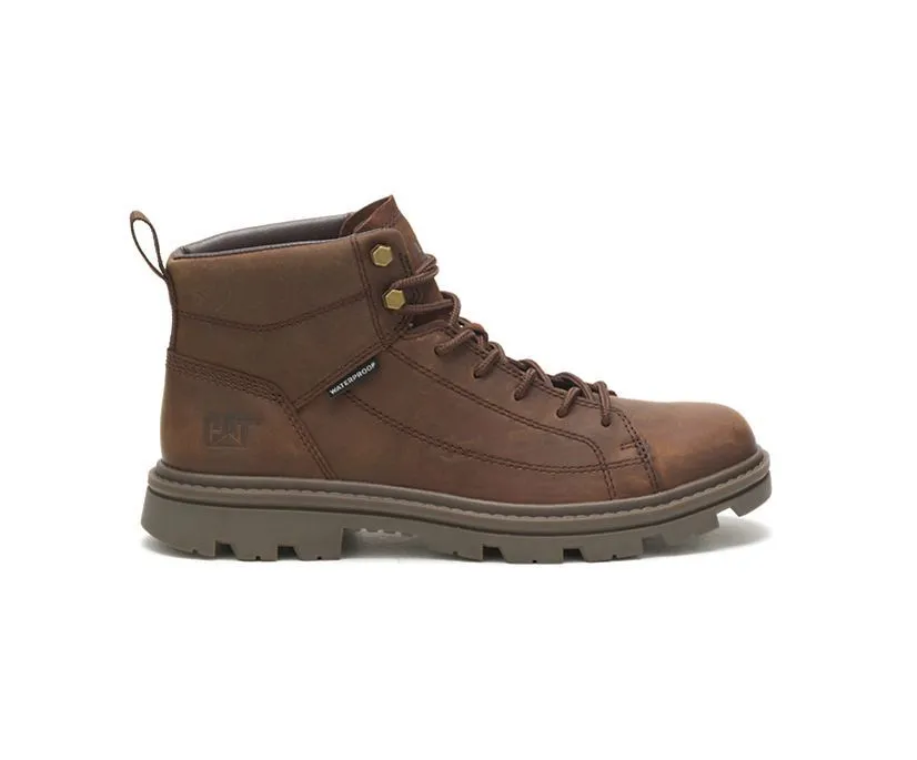 Caterpillar Men's Modulate Waterproof Boot Black | Real Brown Leather