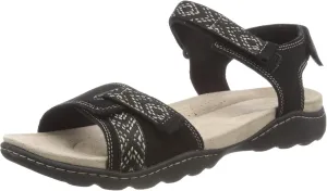 Clarks Women's Amanda Sprint Sport Sandal, Black Sde, 7