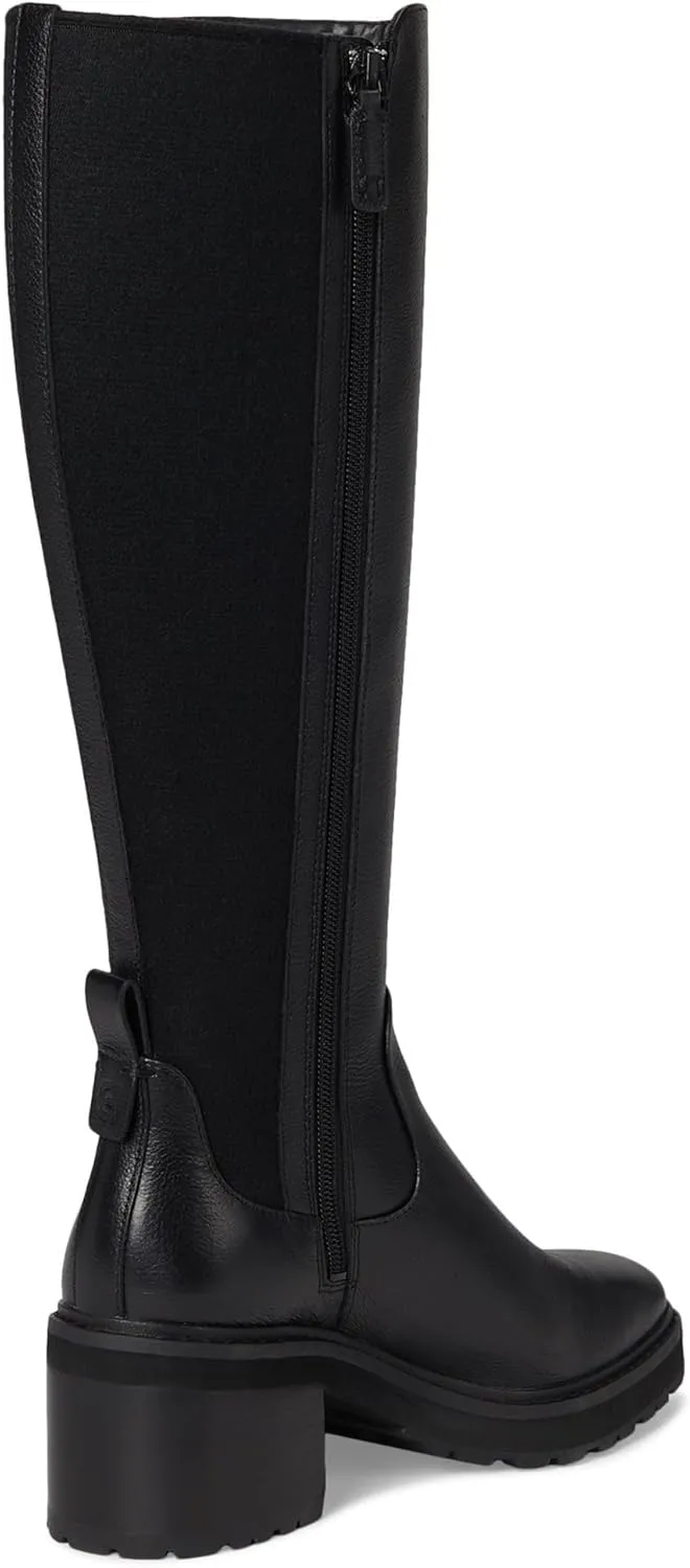 Cole Haan Women's Gema Tall Lug Boot Extended Calf Equestrian