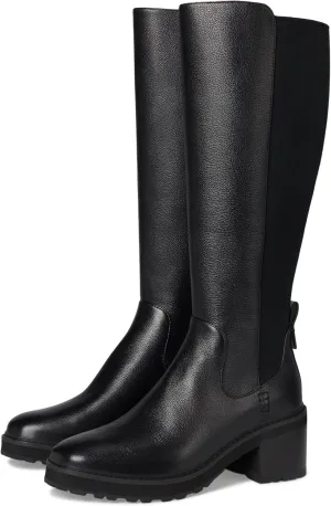 Cole Haan Women's Gema Tall Lug Boot Extended Calf Equestrian