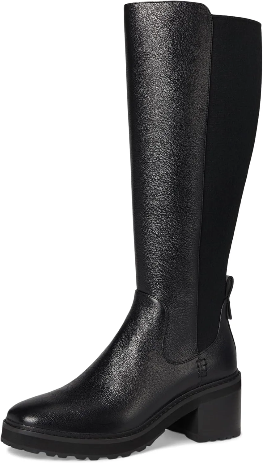 Cole Haan Women's Gema Tall Lug Boot Extended Calf Equestrian