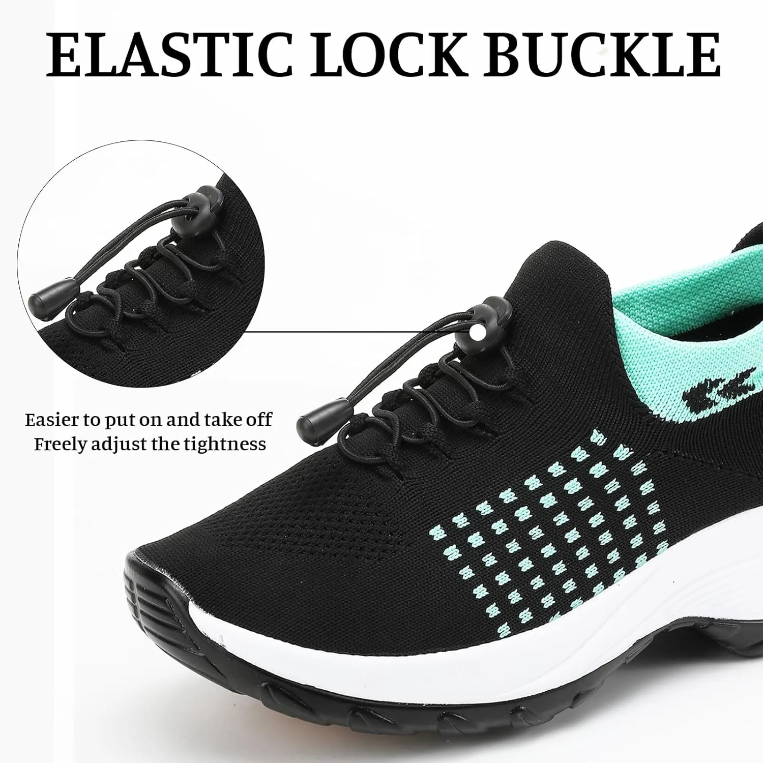 Comfort Wear Orthowear Shoes for Women Men Orthopedic Cushion Shoes Anti-Slip Air Nurse Shoe Breathable Mesh Fashion Sneakers for Women Adjustable Elastic Strap Trainers Plantar Fasciitis Unisex