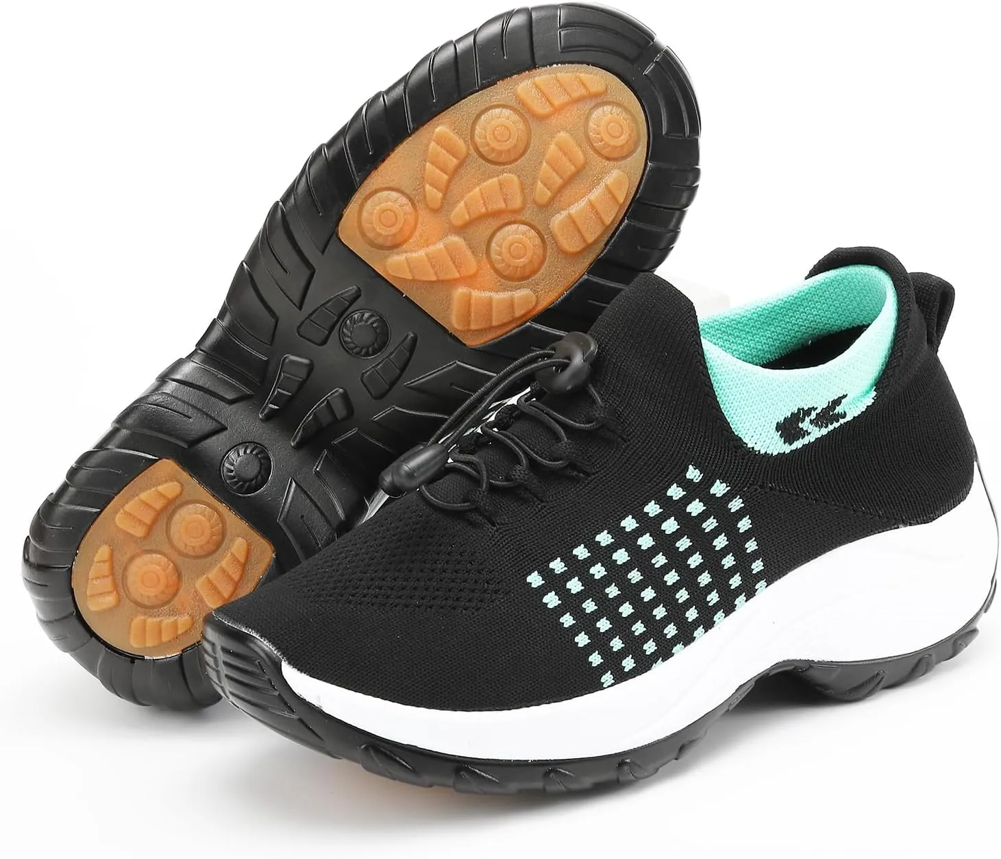 Comfort Wear Orthowear Shoes for Women Men Orthopedic Cushion Shoes Anti-Slip Air Nurse Shoe Breathable Mesh Fashion Sneakers for Women Adjustable Elastic Strap Trainers Plantar Fasciitis Unisex