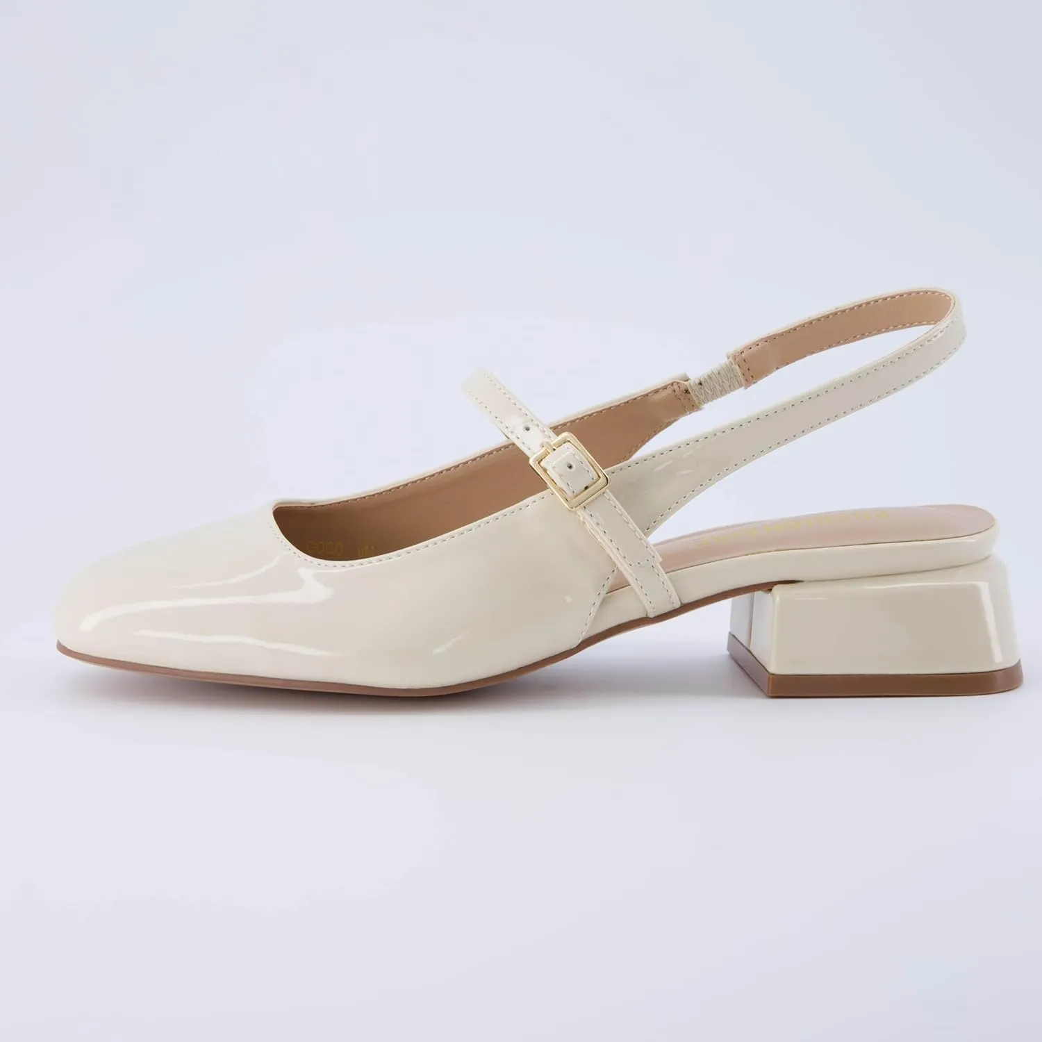 CUSHIONAIRE Women's Gogo Round Toe Mary Jane Dress Shoe  Memory Foam, Wide Widths Available