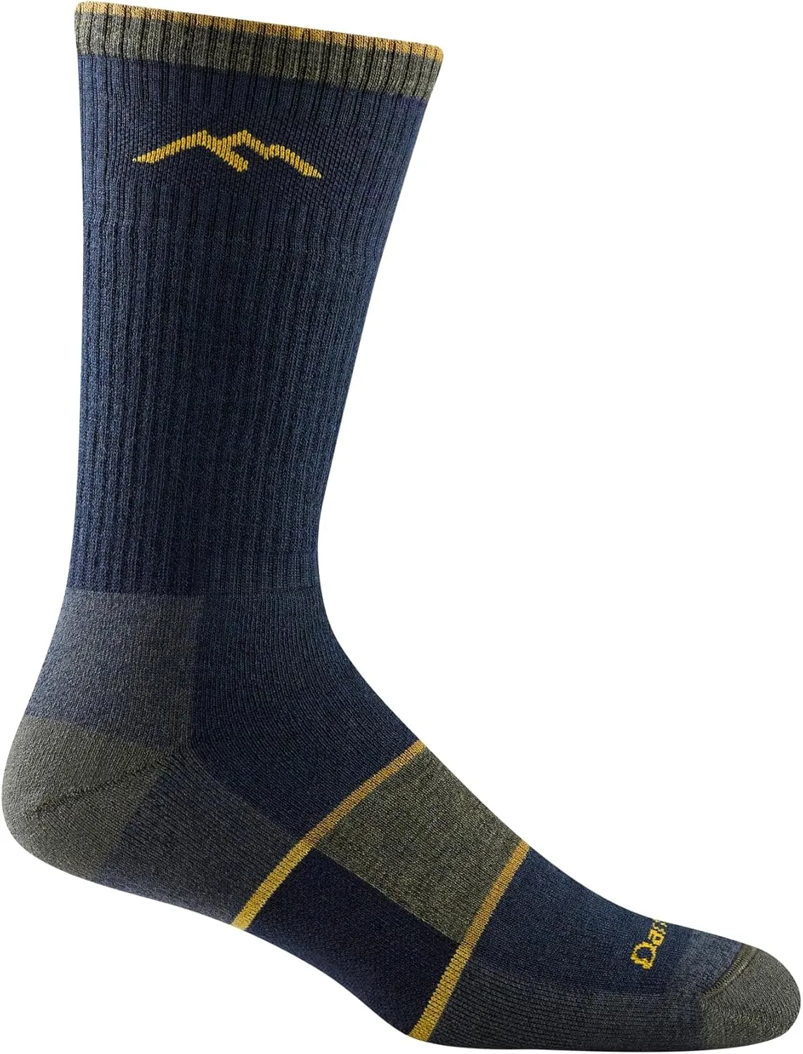 Darn Tough Vermont Men's Hiker Boot Full Cushion Midweight Hiking Sock (Style 1405) - Eclipse, X-Large
