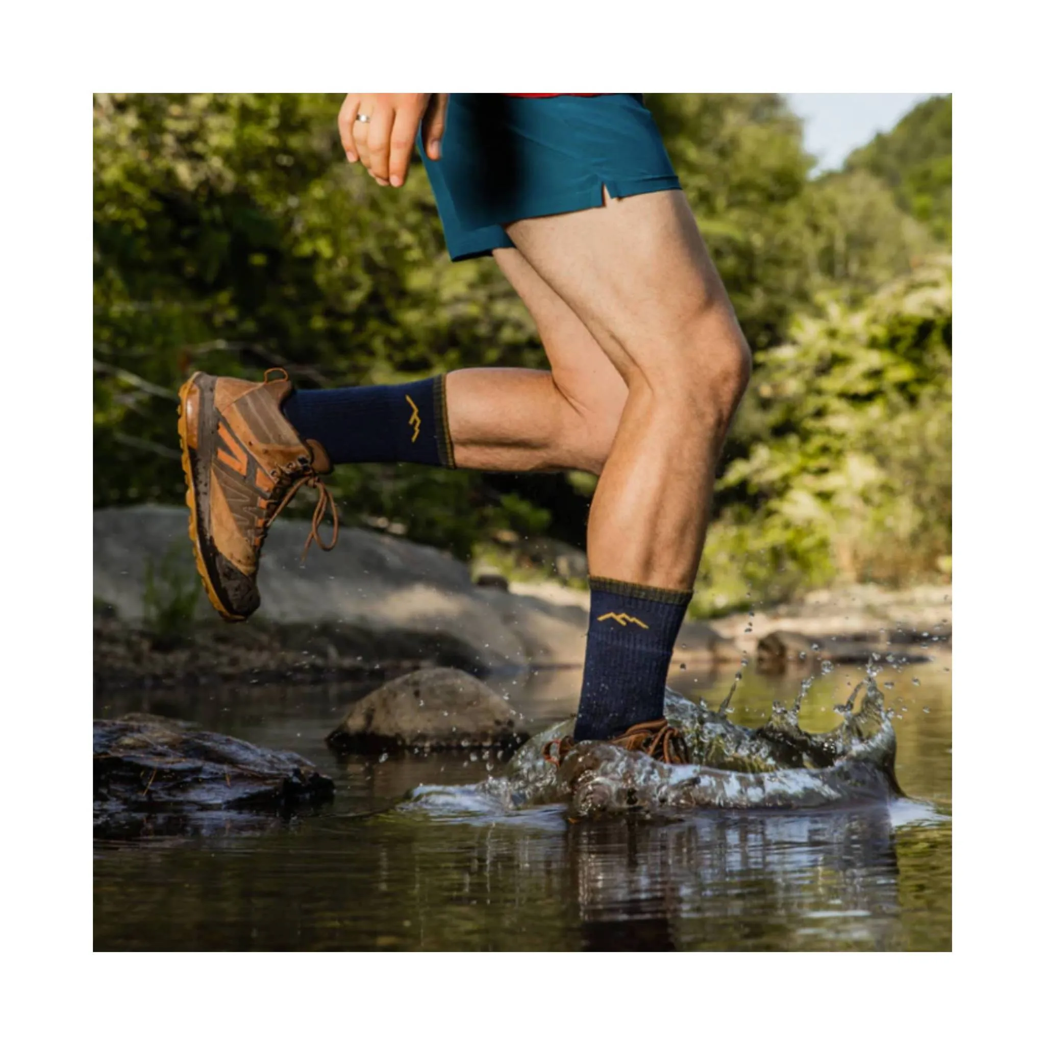 Darn Tough Vermont Men's Hiker Boot Full Cushion Midweight Sock - Eclipse