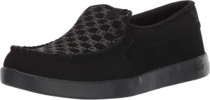 DC Men's Villain 2 Casual Slip On Skate Shoe Slipper, Black, 12