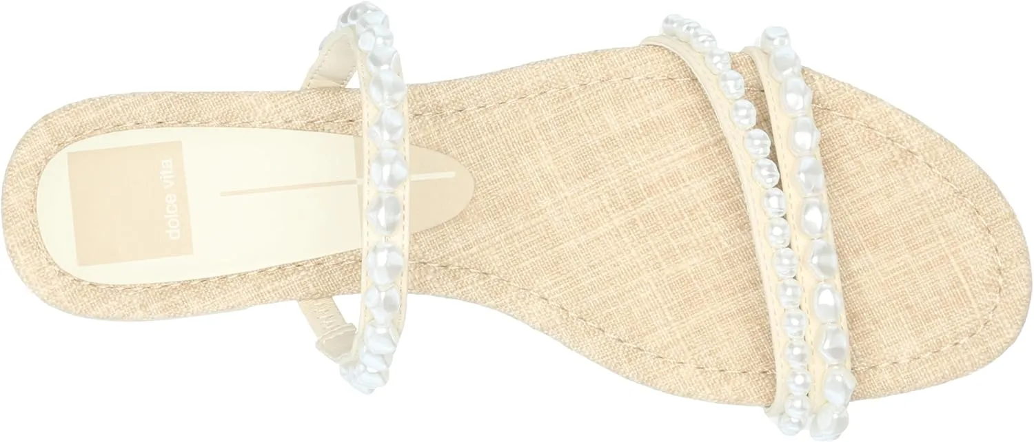 Dolce Vita Women's Tinker Pearl Low Flat Sandal