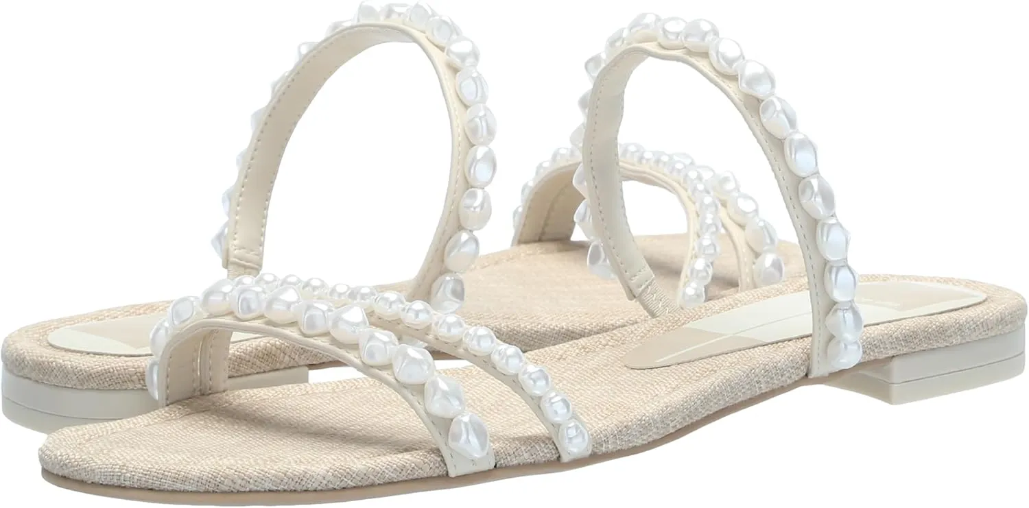 Dolce Vita Women's Tinker Pearl Low Flat Sandal