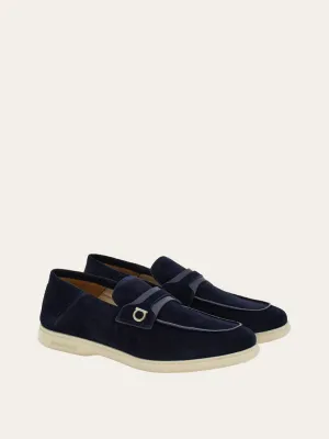 Drame in Midnight Blue Suede