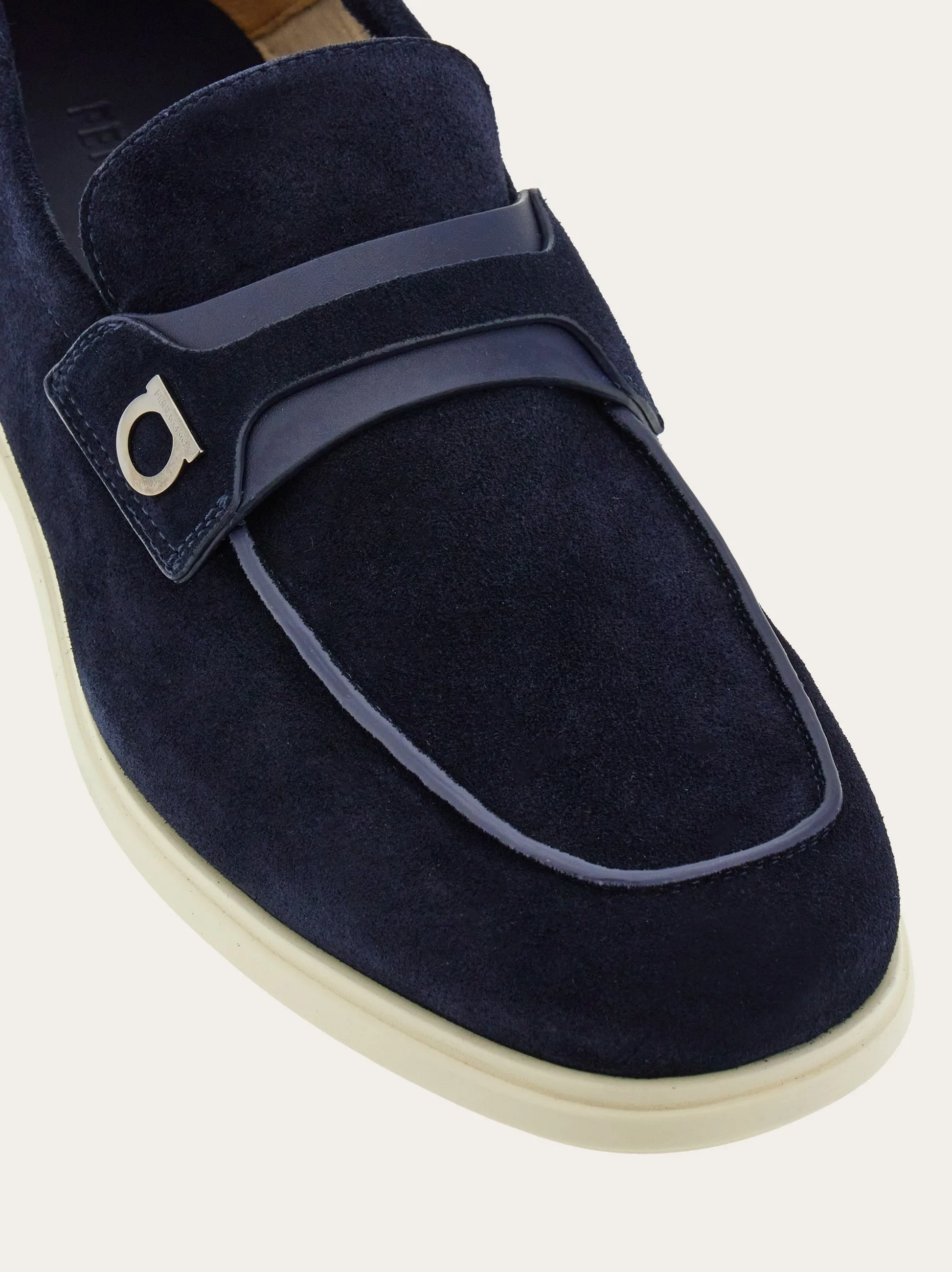 Drame in Midnight Blue Suede
