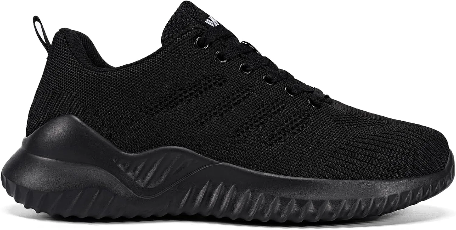 DYKHMILY Steel Toe Shoes for Men Lightweight Work Shoes Comfortable Safety Shoes Air Cushion Construction Shoes
