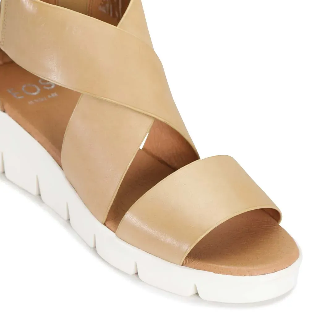 EOS Basis Tan Leather Sandal