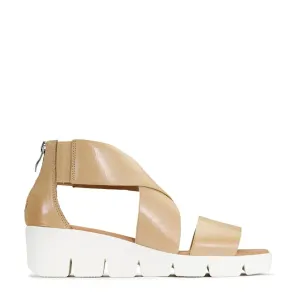 EOS Basis Tan Leather Sandal
