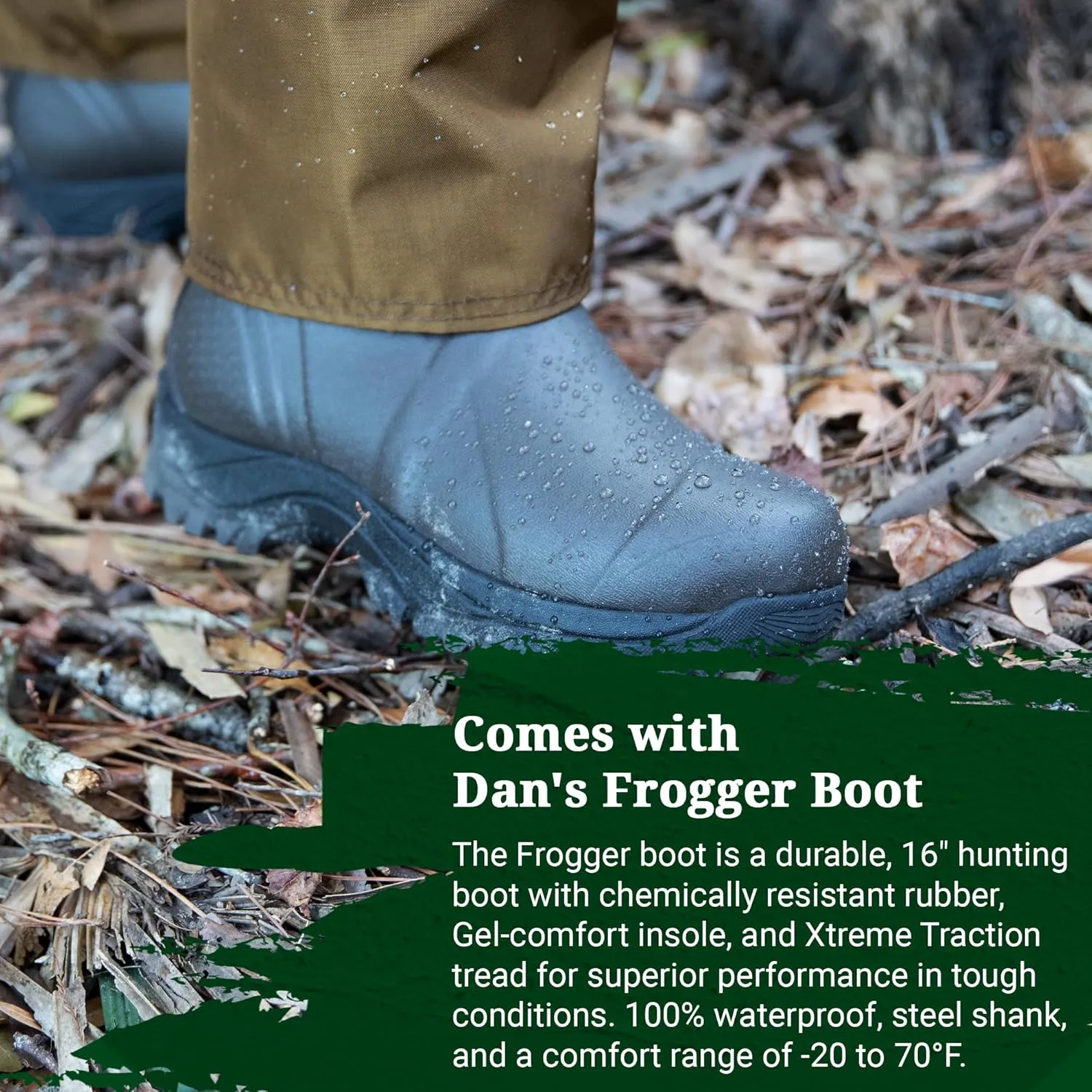 Five Star, Briar Proof Hip Wader with Dan's Frogger Boot, Made in U.S.A.