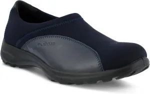 Flexus Spring Step Willow Flat Shoes for Women - Leather and Lycra Women's Slip-On Shoes - Ladies Casual Shoes for Work or Everyday Wear