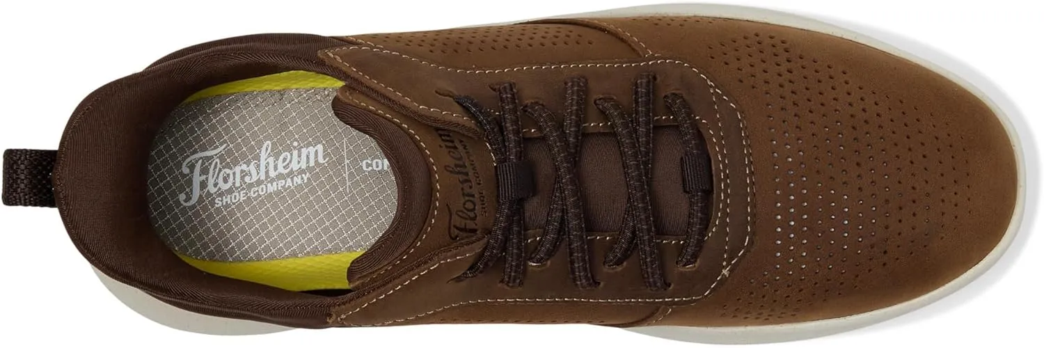 Florsheim Men's Fleet Perf Toe Elastic Lace Sneakers